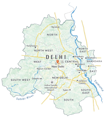 Delhi NCR Map